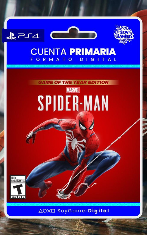 PRIMARIA Marvels Spiderman GOTY Edition PS4