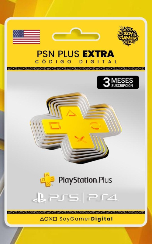 PSN PLUS EXTRA 3 MESES CUENTA USA