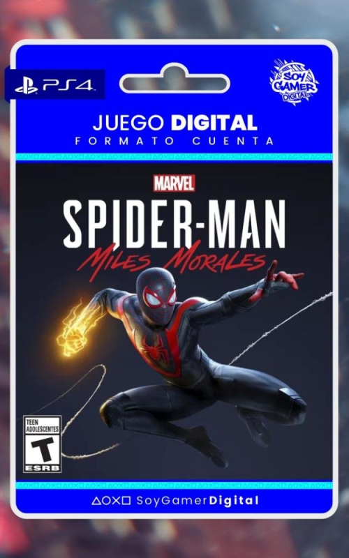 Marvel Spiderman Miles Morales PS4