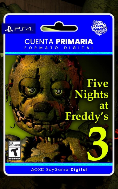 Five Nights at Freddys 3 PS4