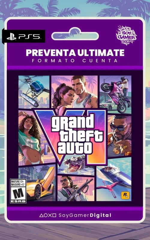 PREVENTA PRIMARIA GTA VI Ultimate PS5 (LANZAMIENTO 19/11/26]