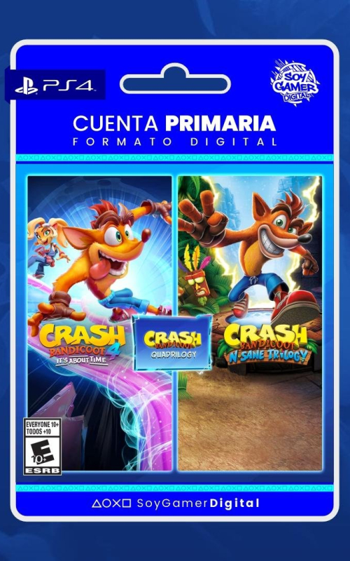 Crash Bandicoot Quadrilogy PS4