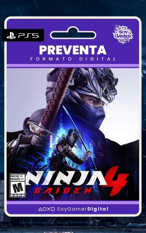 PREVENTA PRIMARIA Ninja Gaiden 4 PS5 (LANZAMIENTO 20/10/2025]