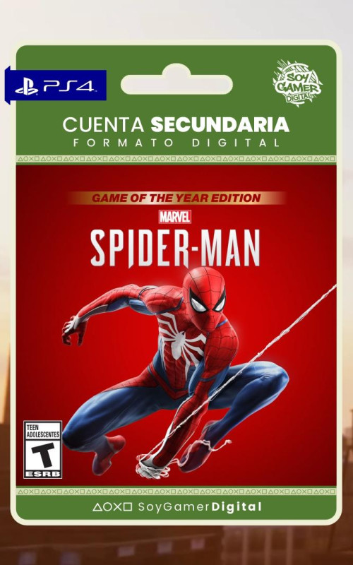 SECUNDARIA Marvels Spiderman GOTY Edition PS4
