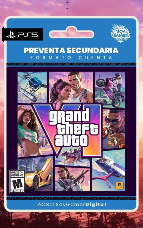 PREVENTA SECUNDARIA GTA VI PS5 (LANZAMIENTO 19/11/26]