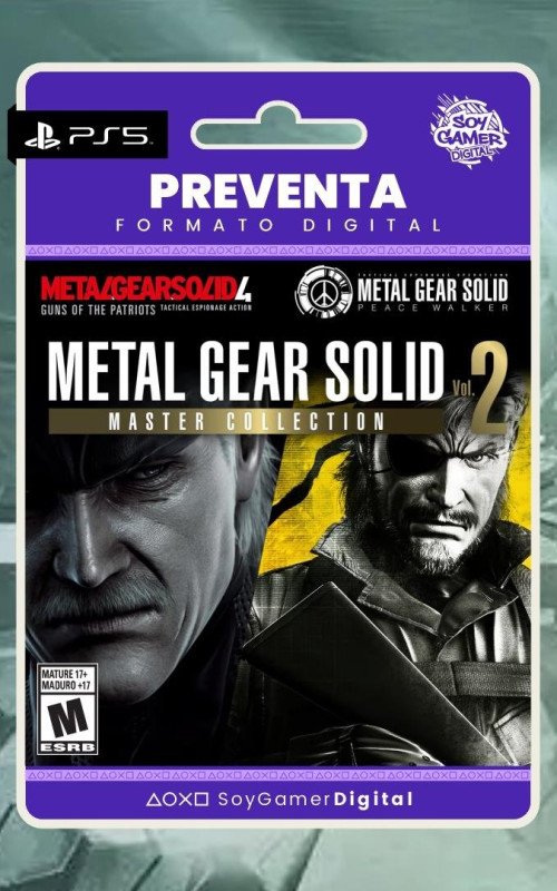 PREVENTA PRIMARIA Metal Gear Solid: Master Collection Vol.2 PS5 (LANZAMIENTO 27-08-26]