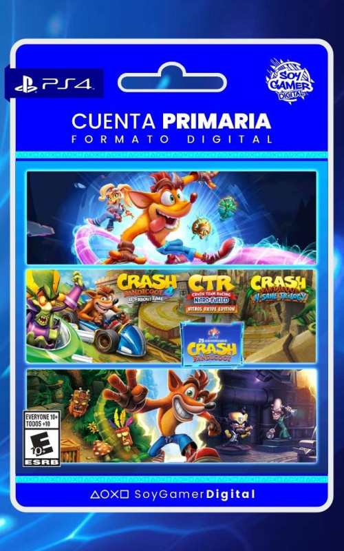 PRIMARIA Crash Bandicoot Lote Crashiversary PS4